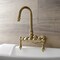 Kingston Brass AE1T7 3-3/8 Inch Wall Mount Tub Faucet, Brushed Brass AE1T7 - alternate 2